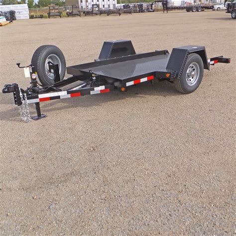 single axle tilt trailer